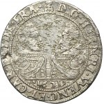 Silesia, Duchy of Münsterberg-Oels, Heinrich Wenzel and Karl Friedrich, 24 Kreuzer Oels 1621 HT - UNLISTED, date below the busts