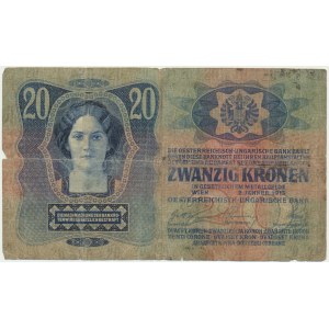 Austria, 20 Kronen 1913