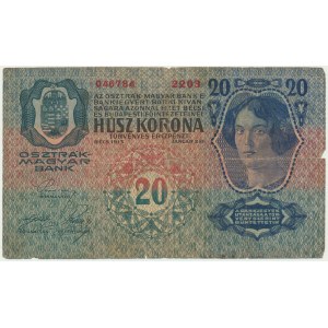Austria, 20 Kronen 1913