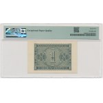 1 złoty 1941 - AB 0000000 - WZÓR - PMG 65 EPQ - PIERWSZE NOTOWANIE