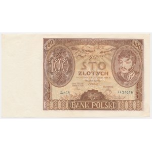 100 złotych 1934 - Ser.C.B. - bez dodatkowych znw. -