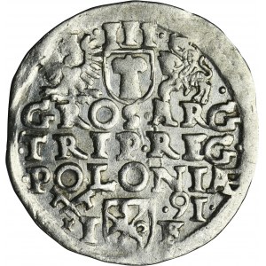 Sigismund III Vasa, 3 Groschen Posen 1591 - wide head