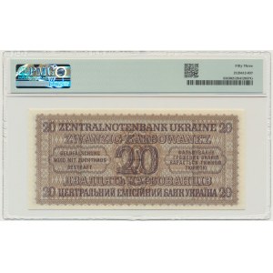 Ukraine, 20 Karbovanez 1942 - PMG 53