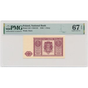 1 złoty 1946 - PMG 67 EPQ