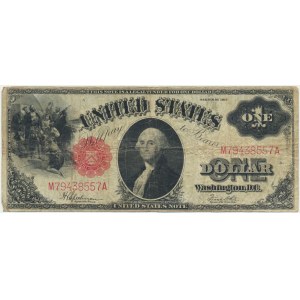 USA, Red Seal, 1 Dollar 1917 - Speelman & White -