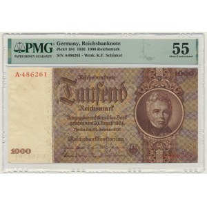 Germany, 1.000 Reichsmark 1936 - PMG 55