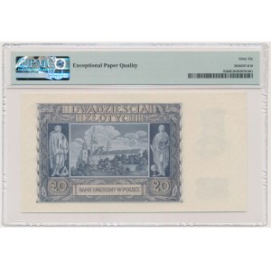 20 złotych 1940 - H - PMG 66 EPQ