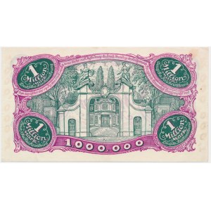 Danzig, 1 milion Mark 08 August 1923 - 5 digital serial number with ❊ rotated -