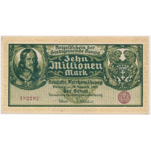 Danzig, 10 milion Mark 1923 - without prefix -