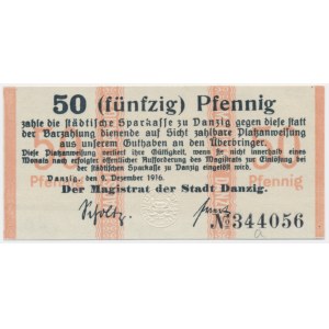 Danzig, 50 Pfennig 1916