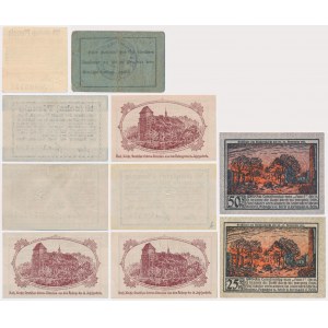 Danzig and Palschau of 5-50 Pfennige 1917-21 (10 pcs.)