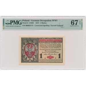 1 marka 1916 - Generał - B - PMG 67 EPQ
