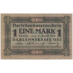 Kowno, 1 Mark 1918 - A -