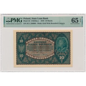10 marek 1919 - II Serja CL - PMG 65 EPQ