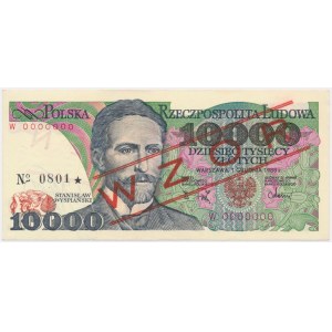 10.000 PLN 1988 - MODÈLE - W 0000000 - No. 0801 -.