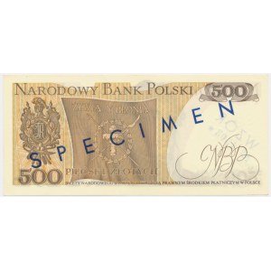 500 złotych 1974 - WZÓR - K 0000000 - No.1303 -