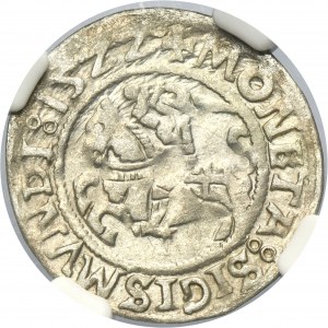Sigismund I the Old, 1/2 Groschen Vilnius 1522 - NGC AU53