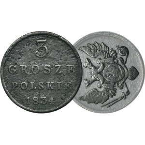 Kingdom of Poland, 3 groszy 1834 IP
