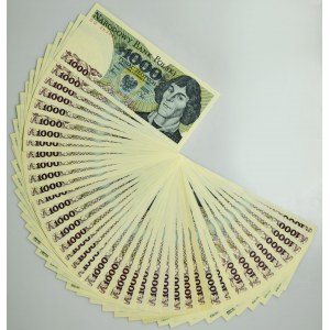 Zestaw, 1.000 złotych 1982 (ok. 40 szt.)