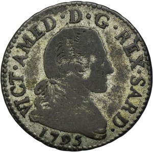 Italy, Duchy of Savoy, Victor Amadeus III, 20 Sol Torino 1795
