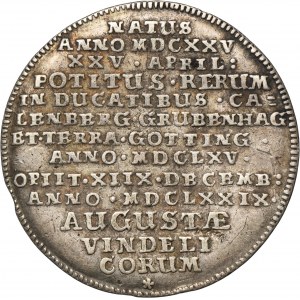 Germany, Principality of Braunschweig-Lüneburg, Johann Friedrich, 1/4 Talara Zellerfeld 1679 - VERY RARE