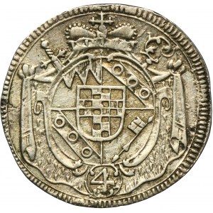 Germany, Bishopric of Würzburg, Anselm Franz of Ingelheim, 4 Kreuzer (batzen) Würzburg 1748