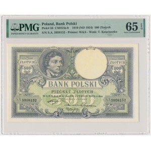 500 Gold 1919 - SA. - PMG 65 EPQ
