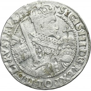Sigismund III Vasa, 1/4 Thaler Bromberg 1622 - PRVS M