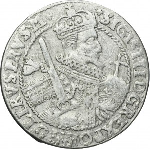 Sigismund III Vasa, 1/4 Thaler Bromberg 1622 - PRVS M
