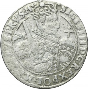 Sigismund III Vasa, 1/4 Thaler Bromberg 1623 - PRVS M