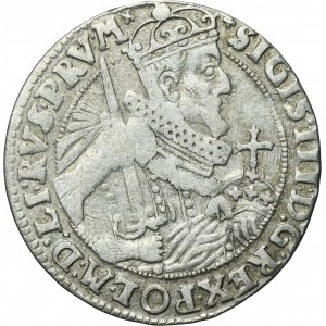 Sigismund III Vasa, 1/4 Thaler Bromberg 1624 - PRV M