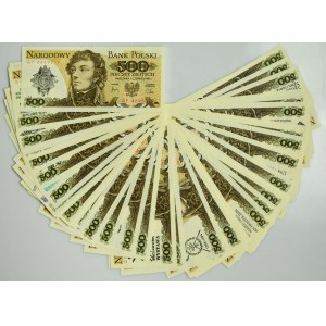 Set, 500 gold 1982 - with commemorative prints (approx. 50 pieces).