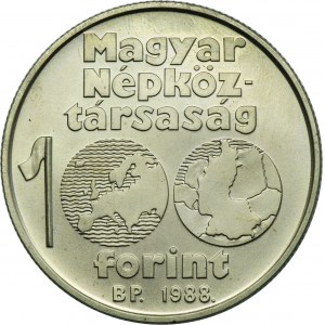 Hungary, 100 Forint Budapest 1988 - European Football Championship