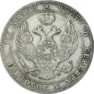 3/4 rubl = 5 zloty Warsaw 1839 MW