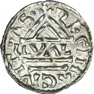 Germany, Bavaria, Regensburg, Heinrich II der Zänker, Denarius