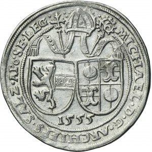 Austria, Archbishopric of Salzburg, Michael von Kuenburg, Guldiner 1555 - RARE