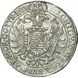 Austria Ferdinand II, Thaler Kremnitz 1633 KB - BEAUTIFUL