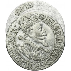 Sigismund III Vasa, 1/4 Thaler Danzig 1613 - RARE