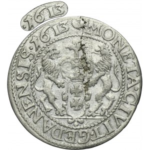 Sigismund III Vasa, 1/4 Thaler Danzig 1613 - RARE