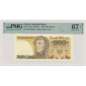 500 złotych 1982 - FE - PMG 67 EPQ