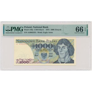 1.000 złotych 1975 - A - PMG 66 EPQ
