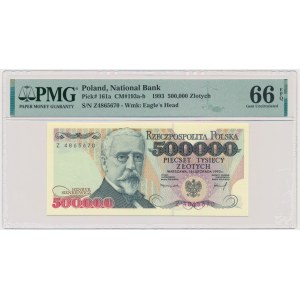 500.000 złotych 1993 - Z - PMG 66 EPQ