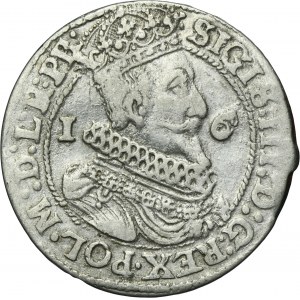 Sigismund III Vasa, 1/4 Thaler Danzig 1624/3 - PR•
