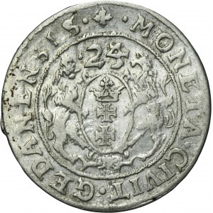 Sigismund III Vasa, 1/4 Thaler Danzig 1624/3 - PR•