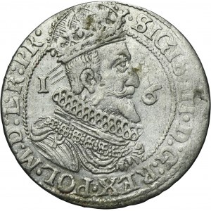 Sigismund III Vasa, 1/4 Thaler Danzig 1624/3 - PR•
