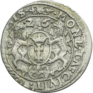Sigismund III Vasa, 1/4 Thaler Danzig 1626/5 - PR•
