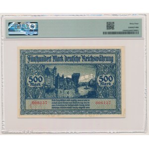 Danzig, 500 Mark 1922 - PMG 64