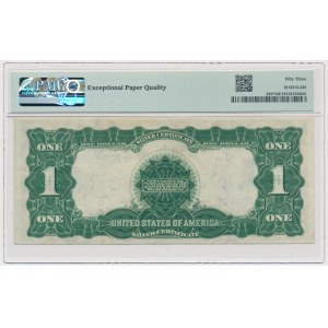 USA, Silver Certificate, 1 Dollar 1899 ★ - Elliot & White - PMG 53 EPQ - RARE STAR NOTE