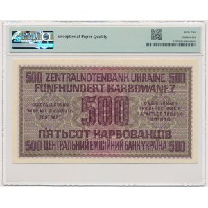 Ukraine, 500 Karbovanez 1942 - PMG 65 EPQ