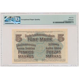 Kowno, 5 Mark 1918 - C - PMG 65 EPQ